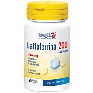 LONGLIFE Srl Longlife lattoferrina 200- 30 capsule