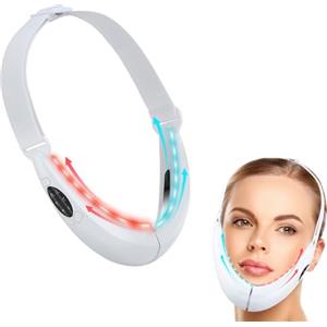 AILEDA V Face Massaggiatore Viso Antirughe Lifting Tonificante, Elettrica Doppio Mento Riduttore Massaggiatore Viso Lifting per Ridurre il Doppio Mento Massaggiatore Snellente Facciale