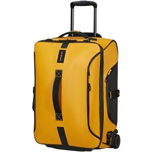 Samsonite Paradiver Light - Borsone con Ruote & Funzione Zaino (55 cm), Small, Bagaglio a Mano, Idrorepellente, Leggero, 51L, Giallo (Yellow)