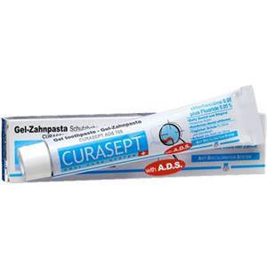 Curasept Dentifricio Ads Clorexidina 0,05% - 75 ml, Protezione dalla Carie e Igiene Orale Quotidiana