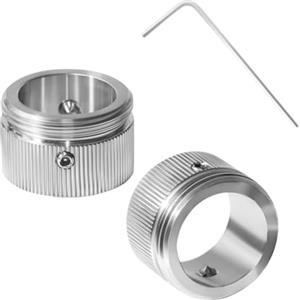 Lyivisk 2 adattatori per termosifone M30 x 1,5 in acciaio inox 304, adattatore per valvola di riscaldamento RA RAV RAVL, valvola termostatica, adattatore con chiave esagonale