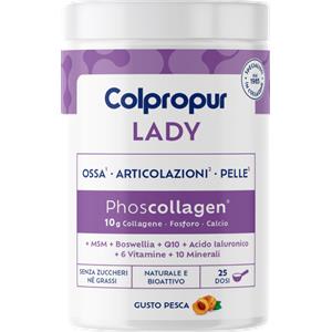 Colpropur Lady 340 Gr Gusto Pesca Integratore per la Salute Ossea e Muscolare