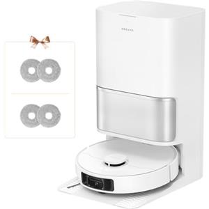 DREAME L10s Ultra Gen 3 Kit Robot Aspirapolvere e Lavapavimenti, Aspirazione da 25.000 Pa, Spazzola Laterale e Moci Estensibili,Stazione di Pulizia Automatica All-in-One,Controllo Vocale e tramite App