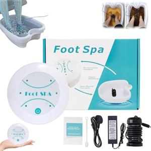 EagerMinds Ioni pediluvio ionico disintossicazione e pulizia, pediluvio elettrolisi, ionico Foot Spa Detox, set di bacini, macchina portatile per la pulizia dei piedi (senza bacino)