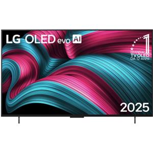 LG OLED evo AI OLED42C55LA TV Serie C5 42'' 4K, α9 Gen8, Dolby Vision, 20W, 4 HDMI, VRR 144Hz, Smart TV WebOS 25