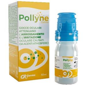 GR FARMA Pollyne Collirio Flacone Multidose 10 ml - Soluzione Isotonica Sterile con Estratto di Perilla e Acido Ialuronico