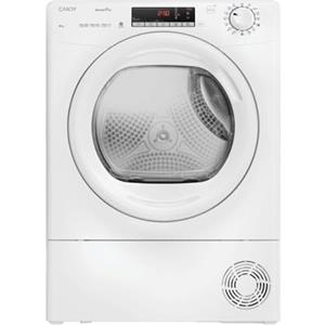 Candy Smart Pro CRO EH10N2TE-S, Asciugatrice 10KG, Pompa di Calore, Connetività Wi-Fi + BLE, App HOn, Woolmark Certification, Rumorosità (dB) 64, 85 x 59.6 x 58.5 cm(A x L x P cm), Bianca - Classe D