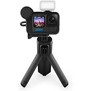 GoPro HERO12 Black Creator Edition - Include Volta (impugnatura per batteria, treppiede, telecomando), Media e Light Mod, batteria Enduro e custodia per il trasporto