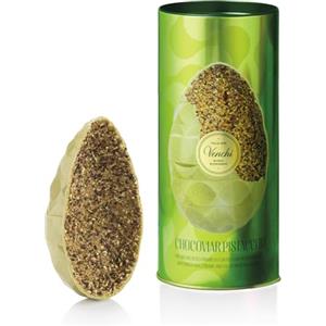Venchi - Uovo di Cioccolato Chocoviar Pistacchio, Gusto Cioccolato al Pistacchio, con Granella di Pistacchi, Toffee e Fave di Cacao, con Sorpresa, Senza Glutine, 330 gr, Collezione Pasqua