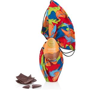 Venchi - Uovo di Cioccolato, Gusto Cioccolato Fondente 60%, con Sorpesa e Zainetto per Bambini e Teen, Senza Glutine, Vegano, 220 gr, Collezione Pasqua, Idea Regalo