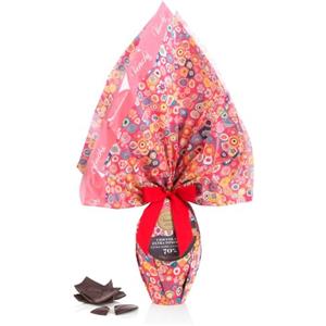 Venchi - Collezione Pasqua - Uovo di Cioccolato Extra Fondente 70%, Grafica Murrine di Venezia, Senza Glutine, Vegano, 220 g, Idea Regalo