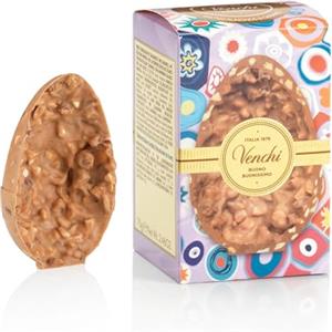 Venchi - Uovo di Cioccolato Mignon, Gusto Gourmet Mandorle Salate e Caramello, 70 gr, Senza Glutine, Senza Sorpresa, Collezione Pasqua, Idea Regalo