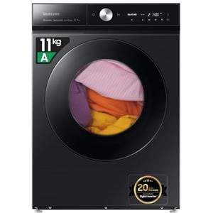 Samsung Lavatrice Bespoke AI Quickdrive WW11DB8B95GB/U3, Libera installazione, 11 Kg, 1400 RPM, Wi-Fi, AI Control, Vapore, Carica Frontale, 60l x 85h x 60p cm