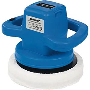 Silverline Lucidatrice orbitale per Auto, 110 W, Include Cofano in Tessuto Sintetico e Cuffia in Lana Sintetica, Multicolore