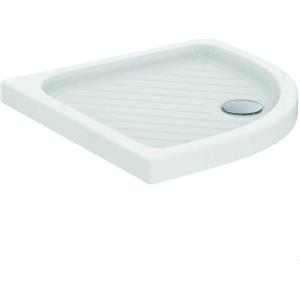 Ideal Standard - Eurovit, Piatto doccia quadrato con angolo curvo in ceramica 80x80cm, Bianco