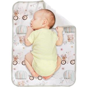 Rrlihjgu Fasciatoio Portatile per | Protezione Materasso per Culla - Rivestimento Culla Traspirante Antipipi per Viaggi Nanna e Asilo con Soluzione Antiperdite