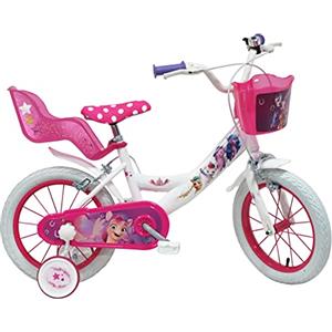 Denver My Little Pony - Bicicletta Bambini, Colore Bianco, Fuxia, Misura 14"
