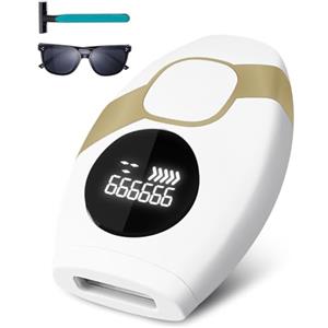 Onalix IPL Epilatore Luce Pulsata, Dispositivo Epilazione a Luce Pulsata, 999999 Flash Epilatore Professionale, 5 Livelli Laser Peli Donna, 2 Modalità per Viso, Braccia, Gambe e Corpo Intero