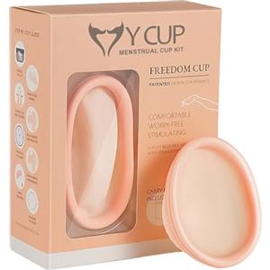 WEGLOK Disco mestruale, Coppa mestruale riutilizzabile in silicone medico 100% per tutte le correnti, senza pericolo per lo sport e il nuoto, Comoda, Ecologica, Sicura