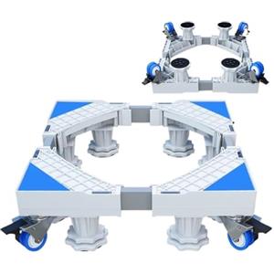 SynapSYA Pedana per Lavatrice Supporto for lavatrice, supporto universale for frigorifero mobile con ruote, da pavimento for, carrello, base for(Color 3)