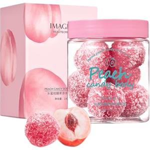 PIWINE Peach Candy Sugar Body Scrub, Scrub esfoliante per il corpo combatte l'acne, linee sottili e rughe, illumina la pelle idratante, pulizia profonda, ammorbidisce e nutre la pelle scrub per corpo, viso,