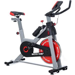 ECO-DE Cyclette da Casa Professionale Fit Pro è una Spin Bike con Volano Magnetico - Bici da Spinning per Fitness o Allenamento a Casa con Telaio Rinforzato, Sensori e Display per Prestazioni