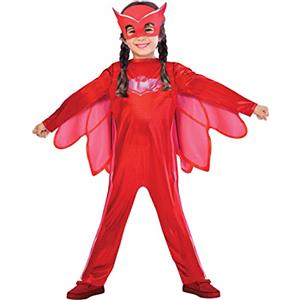 amscan Girls Official PJ Masks Licensed Owlette Fancy Dress Costume