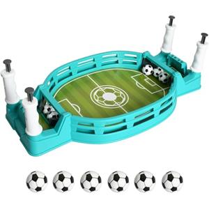 Rieoany Gioco da Calcio Balilla, Mini Calcio Balilla con 6 Palline, Giocattolo Interattivo per Due Persone, Gioco Interattivo per Famiglie da Interni, Regalo per Feste di Compleanno