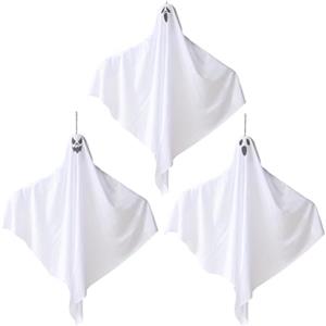 TheStriven 3 pezzi di Halloween, scheletri da appendere, decorazione fantasma, calze a vento, per Halloween, decorazione da appendere a fantasma, decorazione per Halloween, decorazioni da appendere