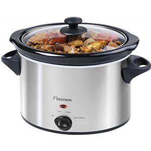 Bestron ASC350 Pentola a Cottura lenta, 180 W, 3.5 Litri, Plastic