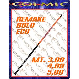 Colmic - Remake - Canna da Pesca Bolognese 5 mt - Azione progressiva e struttura leggera in carbonio rinforzato - Prodotto Ufficiale Colmic