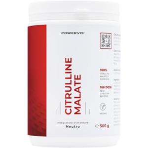 Powervis L Citrullina Malato pura - 500g - Formula potenziata 2:1 - Vegan - Pre workout