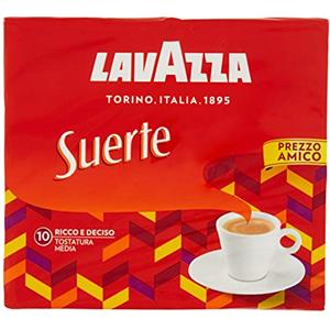 Lavazza Caffè Macinato Suerte, 10 x 250g