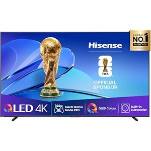Hisense Smart TV QLED 98" 4K 98E7Q, Smart TV VIDAA, Dolby Vision IQ, HDR 10+ Adaptive, 144hz Game Mode PRO, Dolby Atmos, Alexa Built-in, VIDAA Voice, Tuner DVB-T2/S2 HEVC 10, lativù 4K