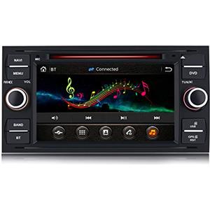 AWESAFE 7 Pollici Wince Autoradio 2 Din per Ford Focus Fiesta Kuga C/S-Max Fusion Transit Galaxy Mondeo (2005-2007) Car Radio con Bluetooth Vivavoce, CD DVD USB BT FM AM MirrorLink