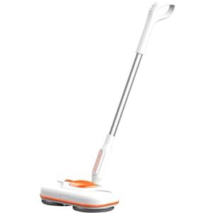 Generic Mocio elettrico rotante, mocio elettrico senza fili per la pulizia dei pavimenti, macchina per la pulizia dei pavimenti e lucidatrice con faro a LED e spruzzatore d'acqua, mocio rotante senza fili