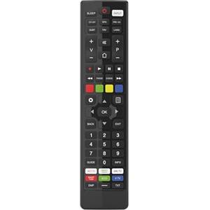 Superior Electronics Replacement Hisense - Telecomando Universale per Tutti i Televisori Hisense - Pronto all'Uso Senza Programmazione - Compatibile con Smart TV - Nero - SUPTRB028
