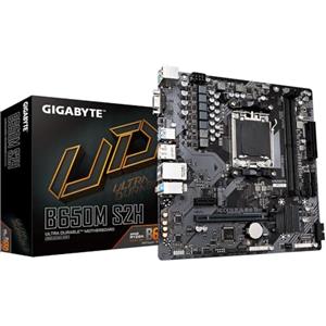 GIGABYTE B650M S2H Scheda madre - AMD Ryzen serie 9000, VRM a 5+2+2 fasi, fino a 6400 MHz DDR5 (OC), 1xPCIe 4.0 M.2, LAN GbE, USB 3.2 Gen 1