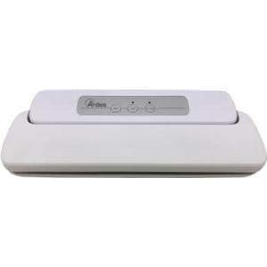 Ardes AR7V01W - Macchina sottovuoto professionale per alimenti con doppia sigillatura, include sacchetti e rotolo, larghezza massima 30 cm