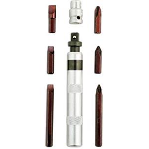 Laser 5735.0 Avvitatore a percussione a Mini Set, Diametro 3/8 Pollici