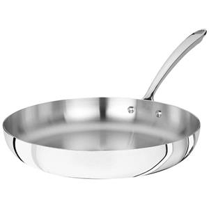 Agnelli Alu-Inox 3-ply Padella Bassa Induzione Con Manico Tubolare In AluInox