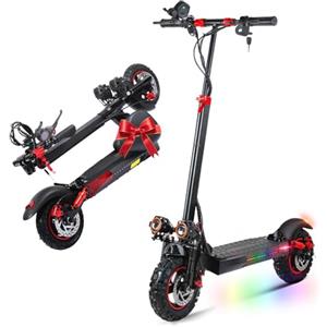 TYOKUM 11 Pollici Monopattino Elettrico Adulto - Monopattino elettrico Pieghevole,45-55KM di Autonomia, Batteria 48V 18Ah,Monopattino Elettrico Tutto Terreno con Doppia Sospensione,Carico Massimo 150KG