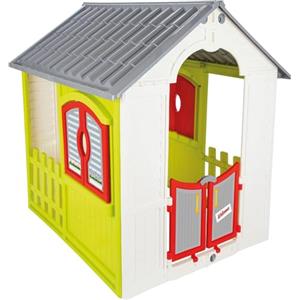 PILSAN Sport1 Cottage casetta da giardino per bambini pieghevole. Casetta per bambini da giardino/interno. Casa per bambini in plastica. Facile montaggio. Porta e finestre apribili. Dim. 110X92X109cm.