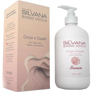 LABORATORIO SILVANA Silvana Emotional Bagnodoccia Soave 500 ml - Detergente delicato per corpo e capelli con fragranza Soave