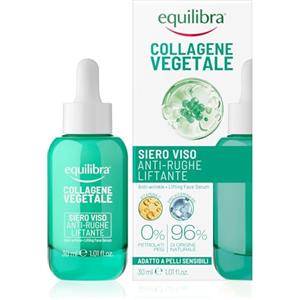 Equilibra, Collagene Vegetale Siero Viso Anti-rughe Liftante, 15 ml, Per Pelli Mature con Fitocollagene da Semi di Zucca e Collagen Amino Acids, Vitamina C, Pro-vitamina B5, Dermatologicamente Testato