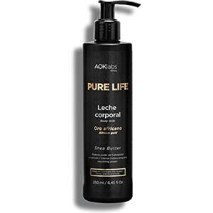 AOKlabs - Body Milk, Crema Corpo Idratante I Proprietà antiossidanti, idratanti e assorbenti per tutti i tipi di pelle I Alta percentuale di burro di karité I 250 ml