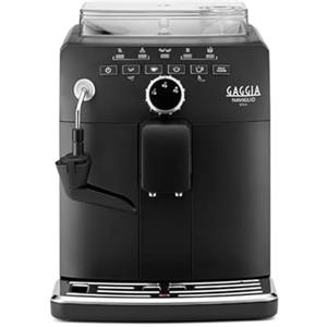 Gaggia RI8749/01 Naviglio Milk - Macchina da Caffè Automatica, per Espresso e Cappuccino, Caffè in Grani, 15 bar, 1850W, Nero, Con Cappuccinatore Automatico CAPPINCUP, 100% Made in Italy