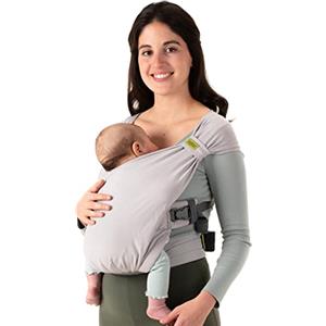 Boba Bliss Fascia Porta Bebe - Marsupio Neonato o Bambino 2 in 1 - Fascia Neonato Senza Nodi - Ideale per la Salute dei Fianchi - Marsupio Bambino Soffice ed Ergonomica - 3,2 a 16 Chili
