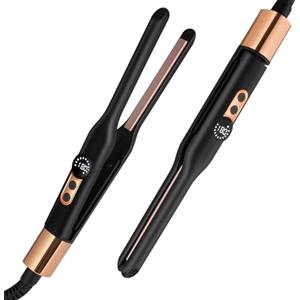 LOPHE Piastre per Capelli, Professionale Piastra Matita, 2 in 1 piastra per capelli con 30 Milioni Loni Negativi, Rivestimento Ceramico Avanzato, 120-200°C