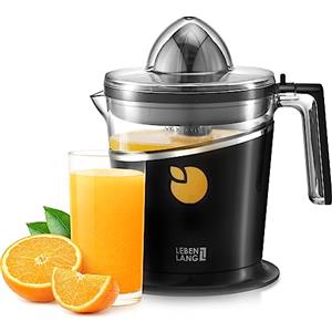 LEBENLANG Spremiagrumi Elettrico - 800 ml & con Setaccio Regolabile I Spremi Agrumi Elettronico Spremiagrumi Elettrico Professionale Juicer Spremuta Arancia Elettrico Spremi Arance Elettrico